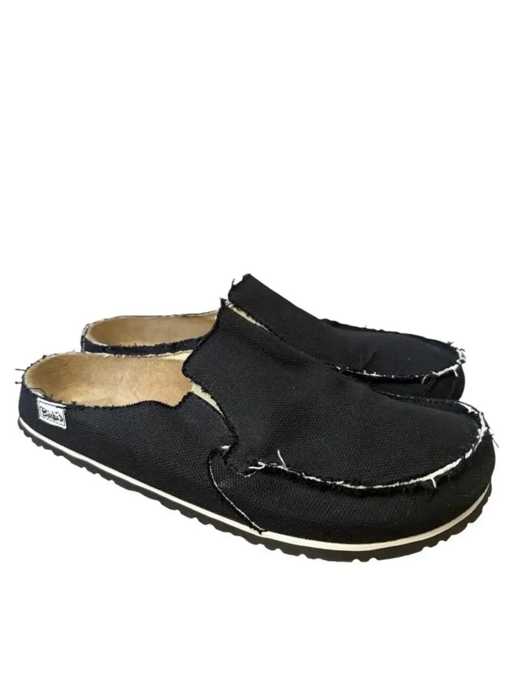Birki's by Birkenstock Skipper Clog Black Canvas Clog Men size 46 US 13